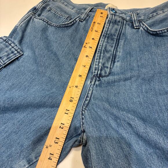 Favorite Daughter The Carly Shortie Cargo Jeans in Highway Sz 32 Petite - Picture 10 of 12